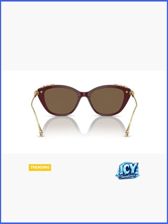 Women\'s Cat Eye Sunglasses with Stone Accents